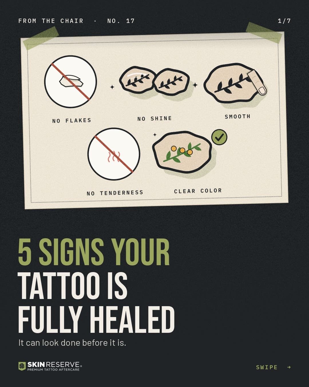 Cover: 5 signs your tattoo is fully healed. It can look done before it is
