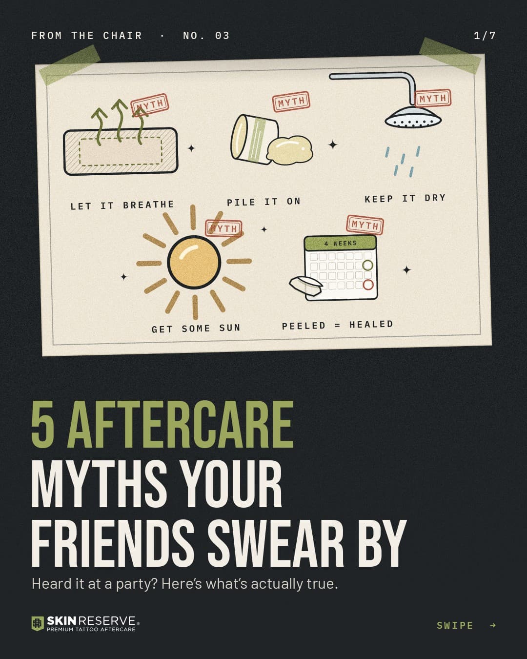 Cover: 5 aftercare myths your friends swear by